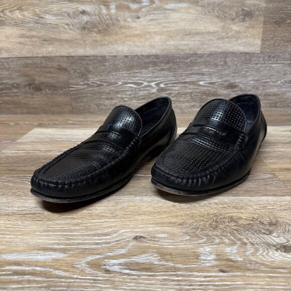 Bostonian Men's Black Leather Loafer Size 10.5M - Picture 1 of 7